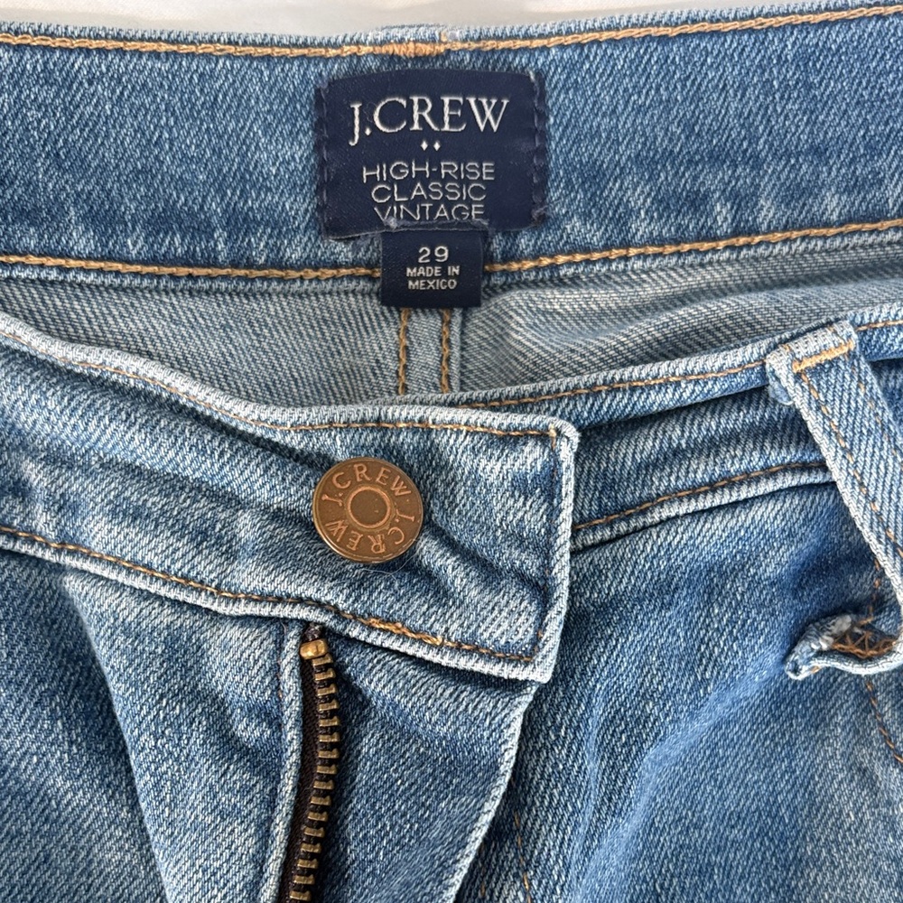 J.Crew High-Rise Vintage Denim Jeans